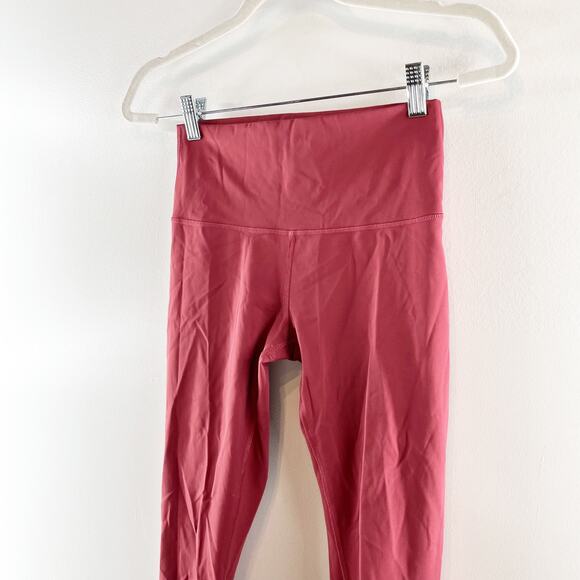 Lululemon Wunder Under High-Rise Leggings 25" Full-On Luxtreme Chianti Red 6 - Picture 8 of 11